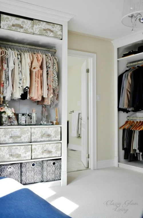 Our DIY Dressing Room Hacked IKEA PAX Wardrobe — Classy Glam Living